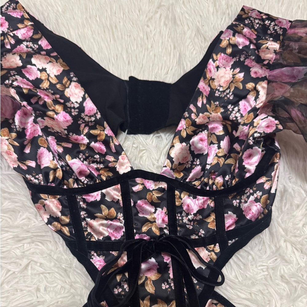 For Love & Lemons Madison Midi Dress For Love & Lemons Midi Dress Floral - Picture 6 of 8